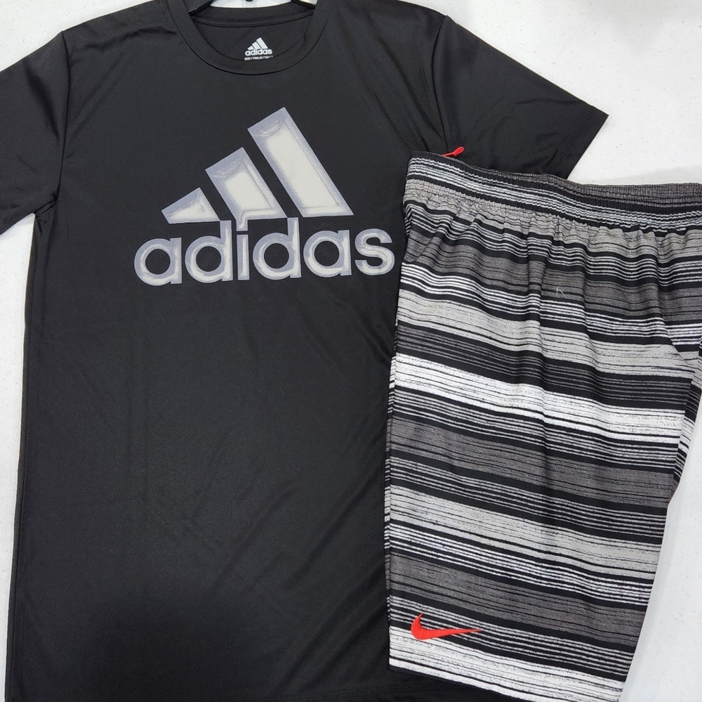 🆕️ Adidas Tee & Nike Swim Trunks